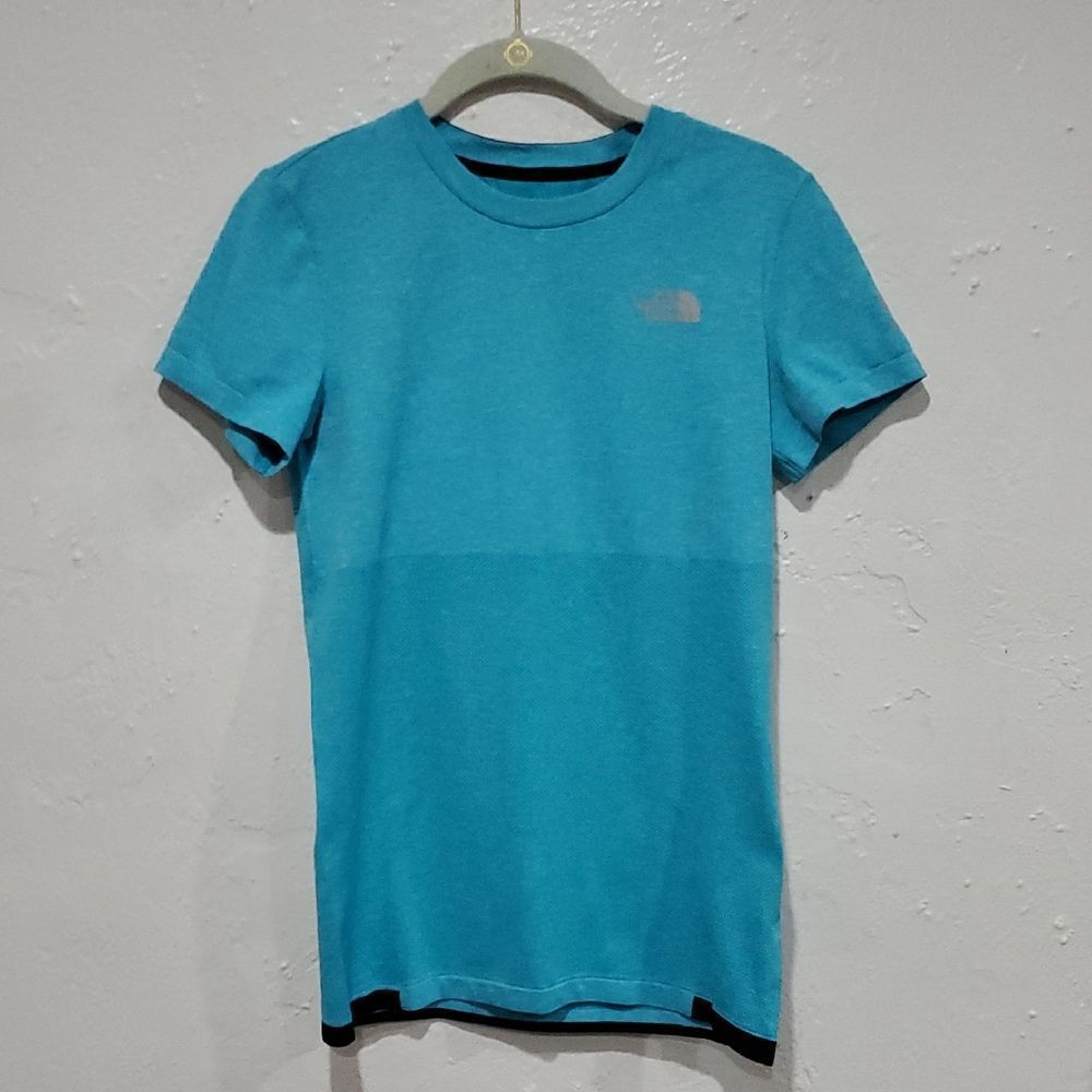 The North Face Blue T-Shirt Base Layer Size S